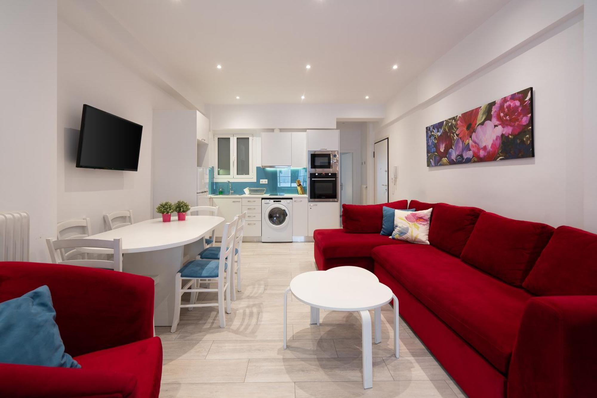Vibrant & Cozy Apt In אתונה מראה חיצוני תמונה